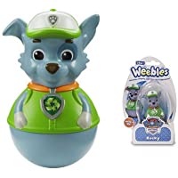 Los mejores  - Paw Patrol – Weebles – Rocky – Figura Tentetieso de la Patrulla Canina 5 cm